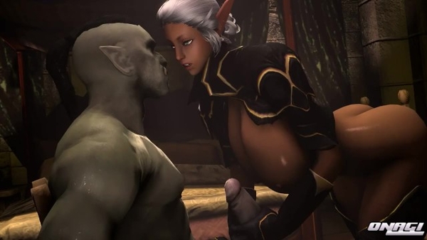 Orc Tamers Elf BDSM Session: Big Tits and Cock Roleplay [BDSM, Elf]