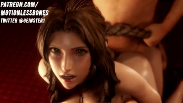Aerith Doggystyle [3D, Final Fantasy, Hentai]