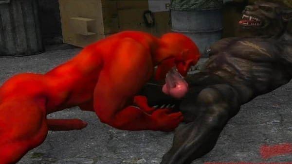 Horny Monster Guys Enjoy Blowjobs and Anal Fucking [Hentai, Yaoi]