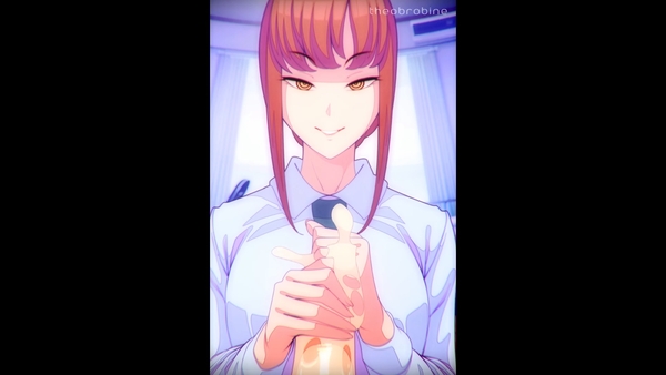 Makima Handjob [Theobrobine] [2D, Artists]