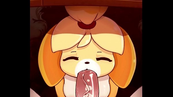 A Crossing Isabelle Sucking the Mayors Tough Penis [Animal crossing, Furry]