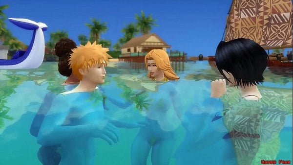 Bleach On The Beach Rukia and others [Bleach]