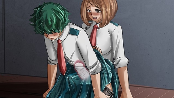 Wholesome Ochaco Fucks Your Ass Voiced Anal JOI Futa Hentai/ [Cartoon, Futanari, Hentai, JOI]