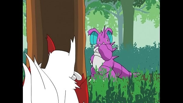 Pokemons indulging in hardcore sex session in the woods [Hentai, Pokemon]