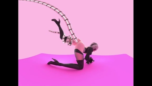 Nier Automata 2B Tentacle Anal 4K VR [Animation by Likkezg] [BDSM, Monster]