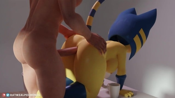 Ankha: Loop [Animal crossing, Furry, Yiff]