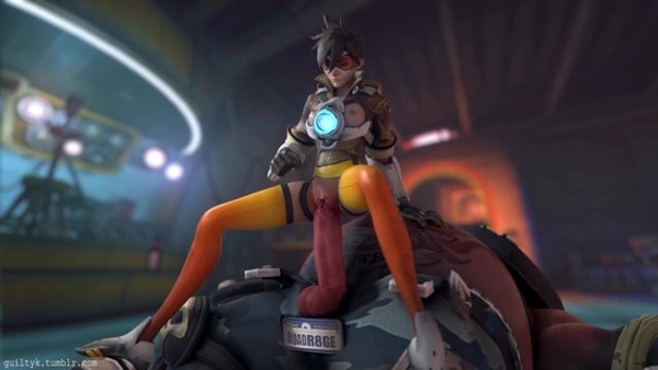 Tracer x Roadhog (sound) [Monster, Overwatch]
