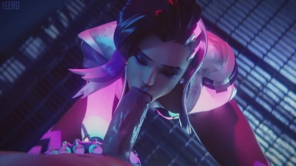 Sombra Blows Only The Tip By Yeero (looped, Sound) [Hentai, Overwatch]