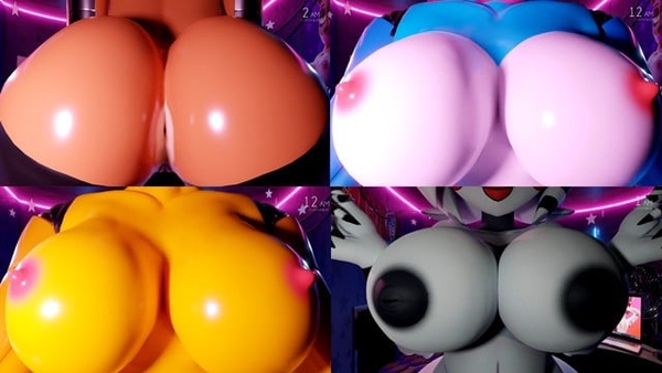 FNAF Animatronics Compilation Five Nights In Anime 3D 2 [Anime, Compilation, FNAF]