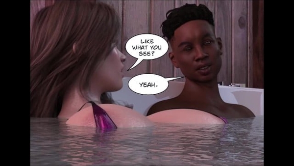 Busty Brunette Cheats and Fucks Her Best Friends Teenaged BBC 3D Comic [3D, Comics]
