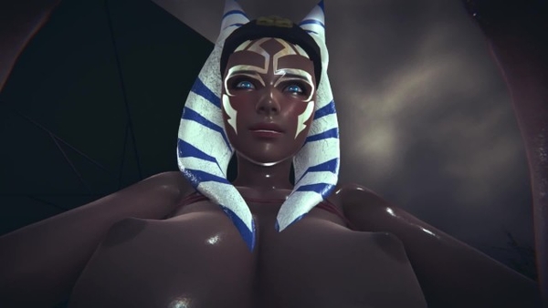 Star Wars: Futa Ahsoka Oral in the Rain Taker Pov [Star Wars, Wild Life]