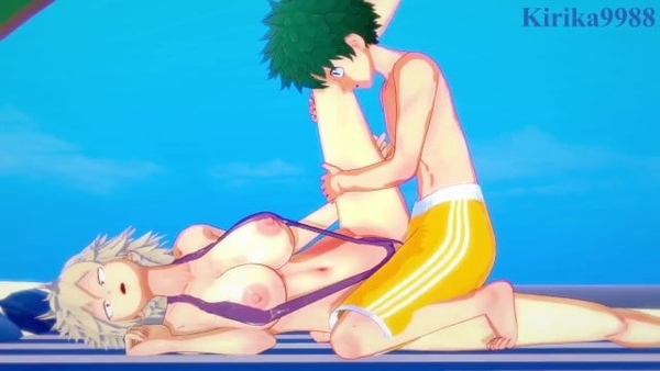 Mitsuki Bakugo And Izuku Midoriya Have Intense Sex On The Beach - My Hero Academia Hentai [3D, Games, My hero academia]