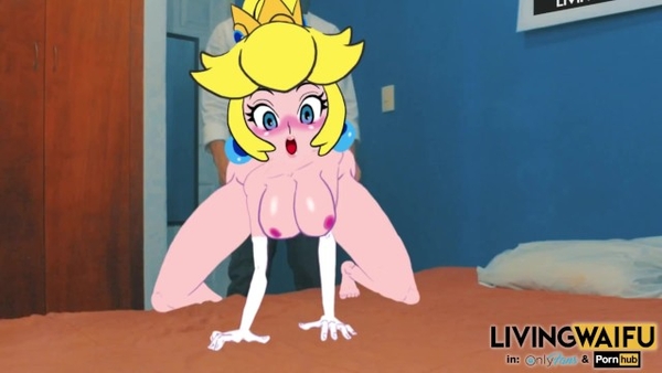 21 Years Real Anime Waifu In Hentai Cosplay : Mario S Peach Pose 3 Japanese Princess Animation Ass [Artists, Cartoon, Super Mario]