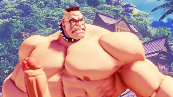 Street Fighter Muscular Guy Vs Pregnant Chick [Games, Hentai, Street Fighter]