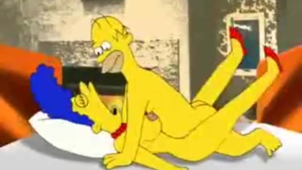 The Simpsons,marge gets banged by delivery boy and homer (short but funny) [The Simpsons]