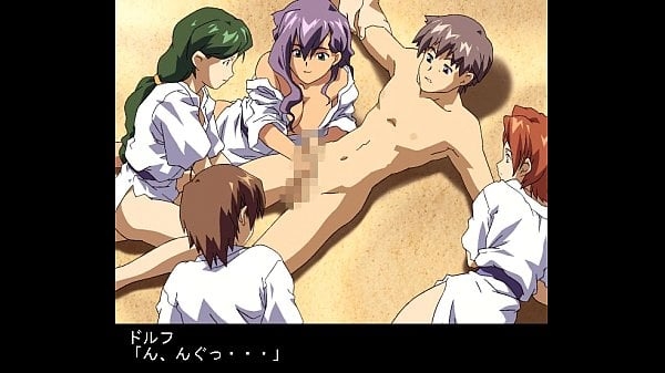 Lucky Guy Enjoys Harem on a Public Beach [Anime]