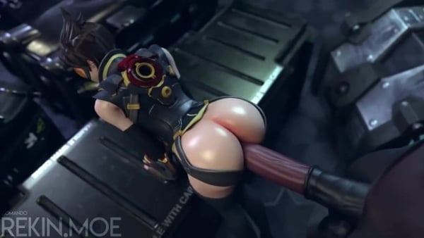 Horse Dick Drills Tracers Anal [3D, Horse, Overwatch]