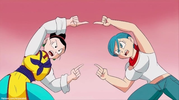 Bulchi and Gogeta 4K Ai Upscaled [Dragon Ball]