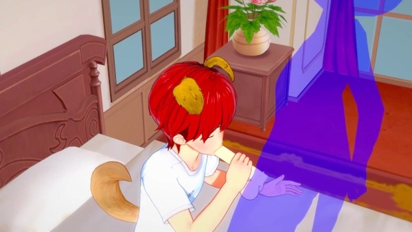 Yaoi Femboy - Shiro Femboy Handjob And Blowjob [Cartoon, Femboy, Yaoi]