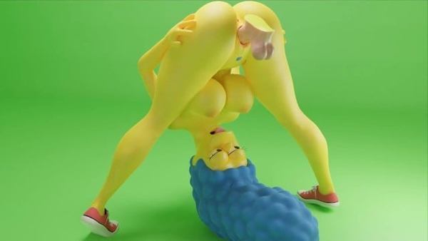 Marge Has Some Fun With A Magic Dildo [The Simpsons]