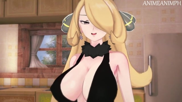 Cynthia Rewards You for Winning the Pokemon League - anime anime Porn 3d Uncensored [3D, Pokemon]