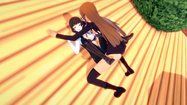 Futaba Sakura Futanari 3d Makoto Niijima Persona 5 [Cartoon, Futanari, Uncensored]
