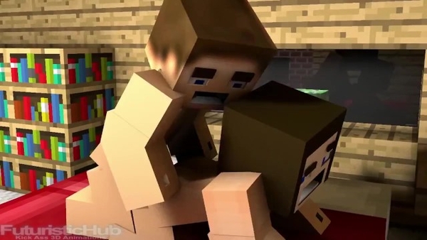 Steve Fills Hot Minecraft Teen Up With Sexy Semen In This Minecraft Porno [Hentai, Minecraft]