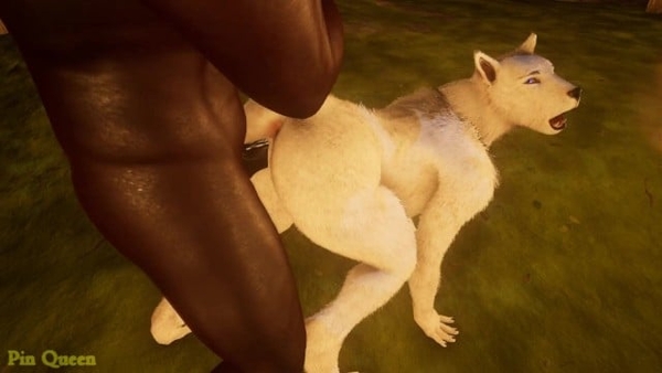 White She-Wolf Moans Again From Hunters Big Black Cock Wild Life [Dark skin, Wild Life]