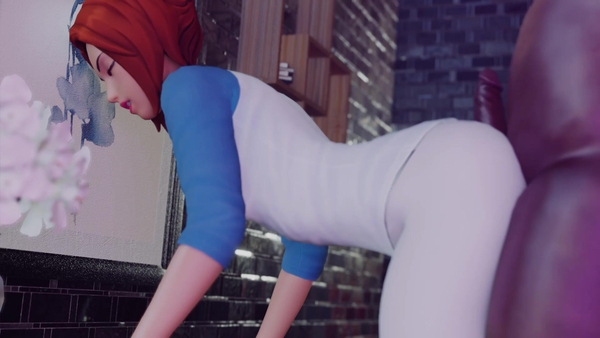 Gwen Tennyson Bend Over Assjob [Kishi] [3D, Ben 10]
