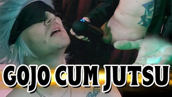 Satoru Gojo - cosplay guys wanking his cock in Jujutsu Kaisen style [Breeding, Hentai, Jujutsu Kaisen]