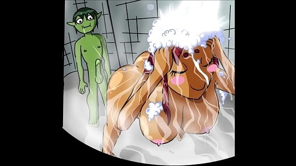Teenage Titans Culture Surprise 2 Shower Sex [Hentai, Teen Titans]