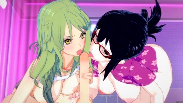 One Piece 3P With Tashigi And Monet [Ahegao, One Piece]