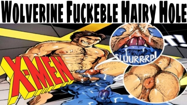 Hot Wolverine loves to be fucked and rimmed [Furry, Hentai, Marvel, Yaoi]
