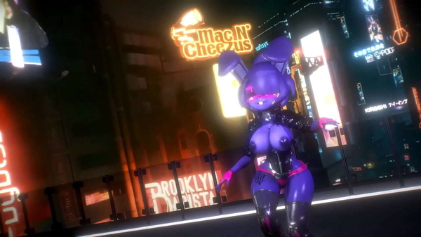 bonnie fnf(bonfie)(kpop-queencard) [KPOP Demon Hunters]