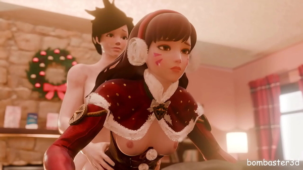 Dva And Tracer Fucks In New Years House [3D, Overwatch]