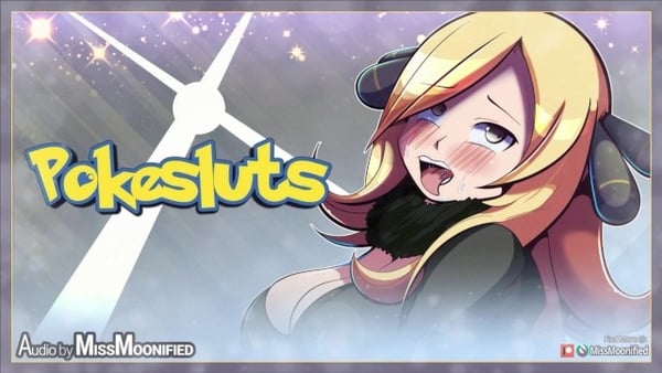 Cynthia - Blonde teen trying to seduce you in Pokemon ASMR hentai porn [Cartoon, Hentai, Pokemon]