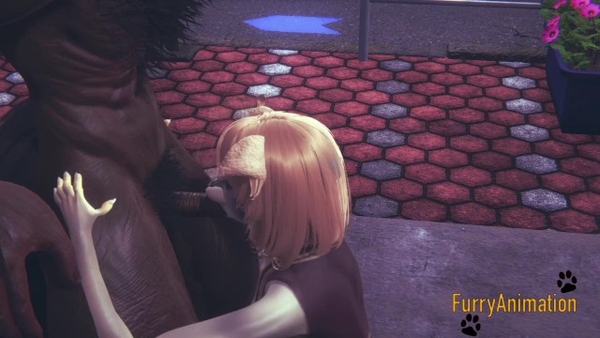 Furry Yaoi - Beast And Dog Having Wild Sex On The Street Of Japan [Cartoon, Furry, Yaoi]