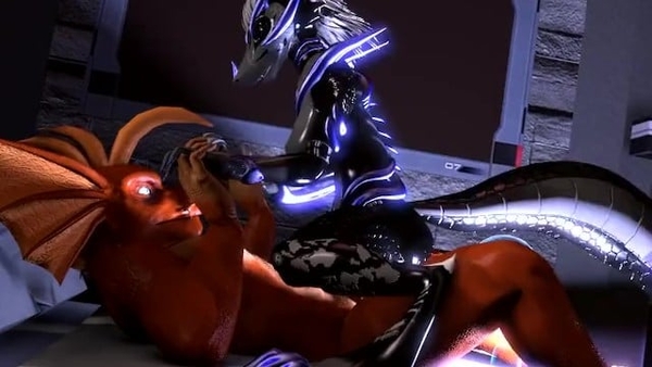 Woman Alien Scalie Have Sex With A Large Dragon [Alien, Dragon, Hentai, Monster, Scalie, Yiff]