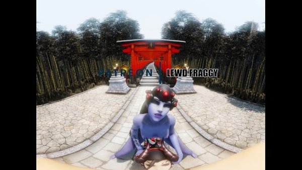 Mercy and Widowmaker Double Blowjob VR Fuck [Hentai, VR]