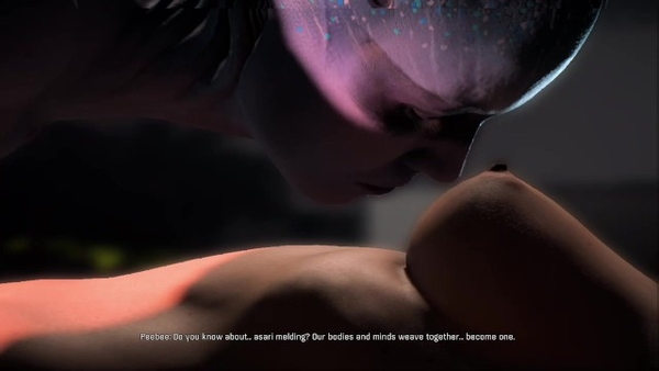 Mass Effect Liara Tsoni Lesbian Sex Scene Romance [3D, Mass Effect]