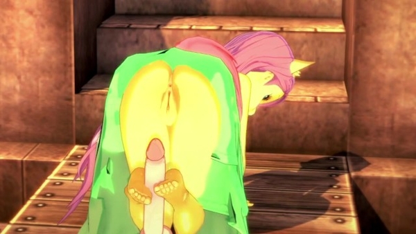 Fun With Fluttershy In The Garden MLP POV Animation With English Voice Acting [Cartoon, Hentai, My Young Pony (MLP)]