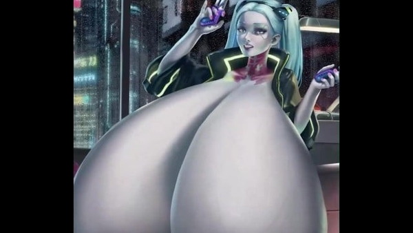 Rebecca Cyberpunk Breast Expansion [Breast expansion, Cyberpunk]