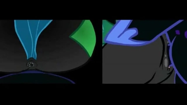 Nightmare moon and Chrysalis sex [My Young Pony (MLP)]