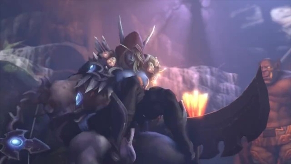 Sylvanas Takes Orc Cock Hard in 3D Reverse Cowgirl [3D, World of Warcraft]
