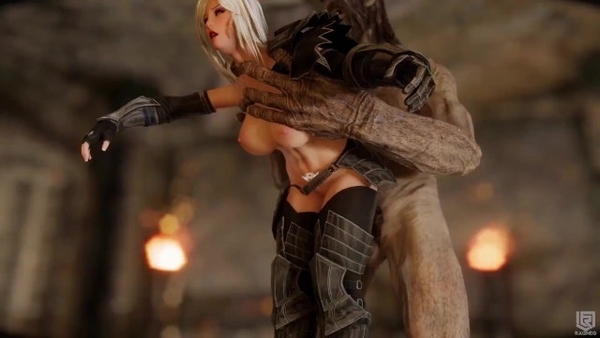 The Big Not Friendly Giant Part 1] [3D, Hentai, Monster]