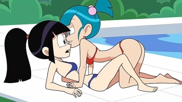 Lesbians Bulma and Chichi - Dragonball [Dragon Ball, Hentai, Yuri]