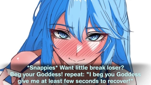 Aqua Converts You To Worship One True Goddess Hentai JOI Femdom/Humiliation Degradation Breathplay [Femdom, Konosuba]