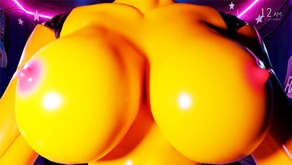 Sexy Chica From FNAF Five Nights In Anime 3D 2 [3D, Anime, FNAF]