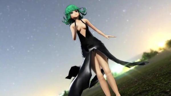 One Punch Man Tatsumaki Dancing [3D, MMD, One punch man]