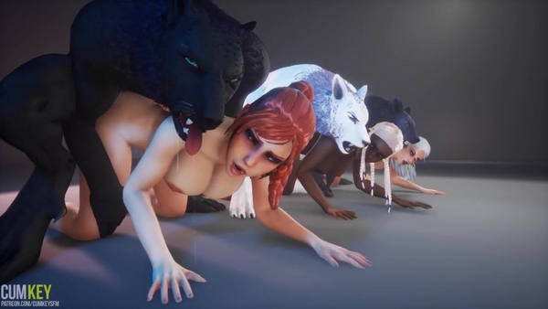 Wild Life - Werewolfs Breed Busty Girls [3D, Werewolf, Wild Life]